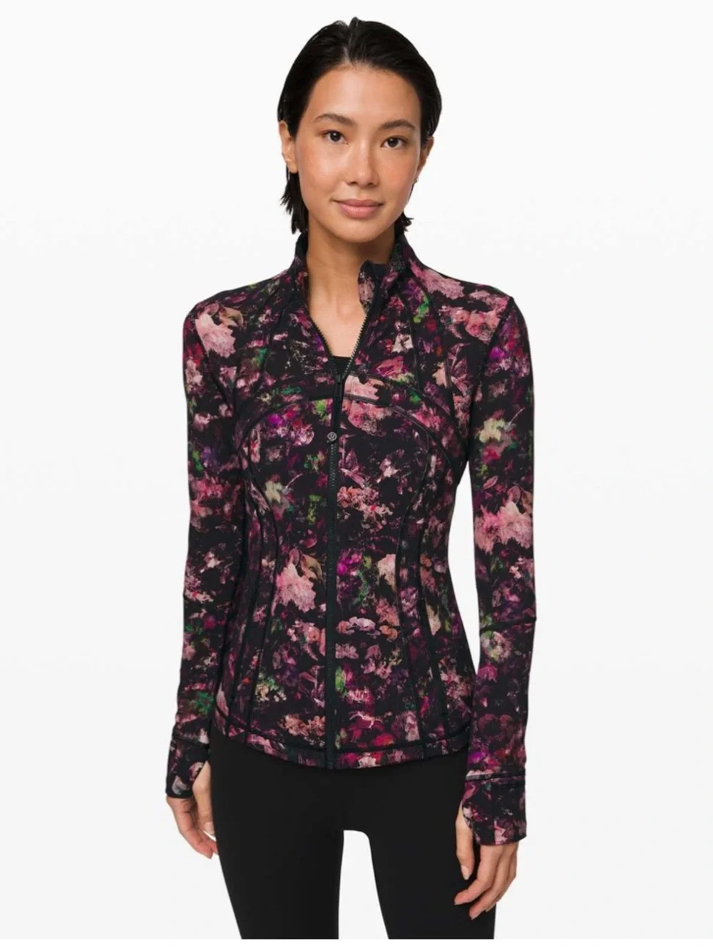 Lululemon Define Jacket Luxtreme Floral Illusion Antique White Multi 6